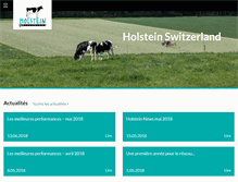 Tablet Screenshot of holstein.ch